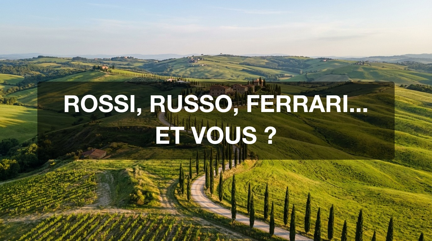 Quels sont les noms de famille les plus répandus en Italie ? Une question assez intéressante à la quelle je vais tenter de répondre ici-même.