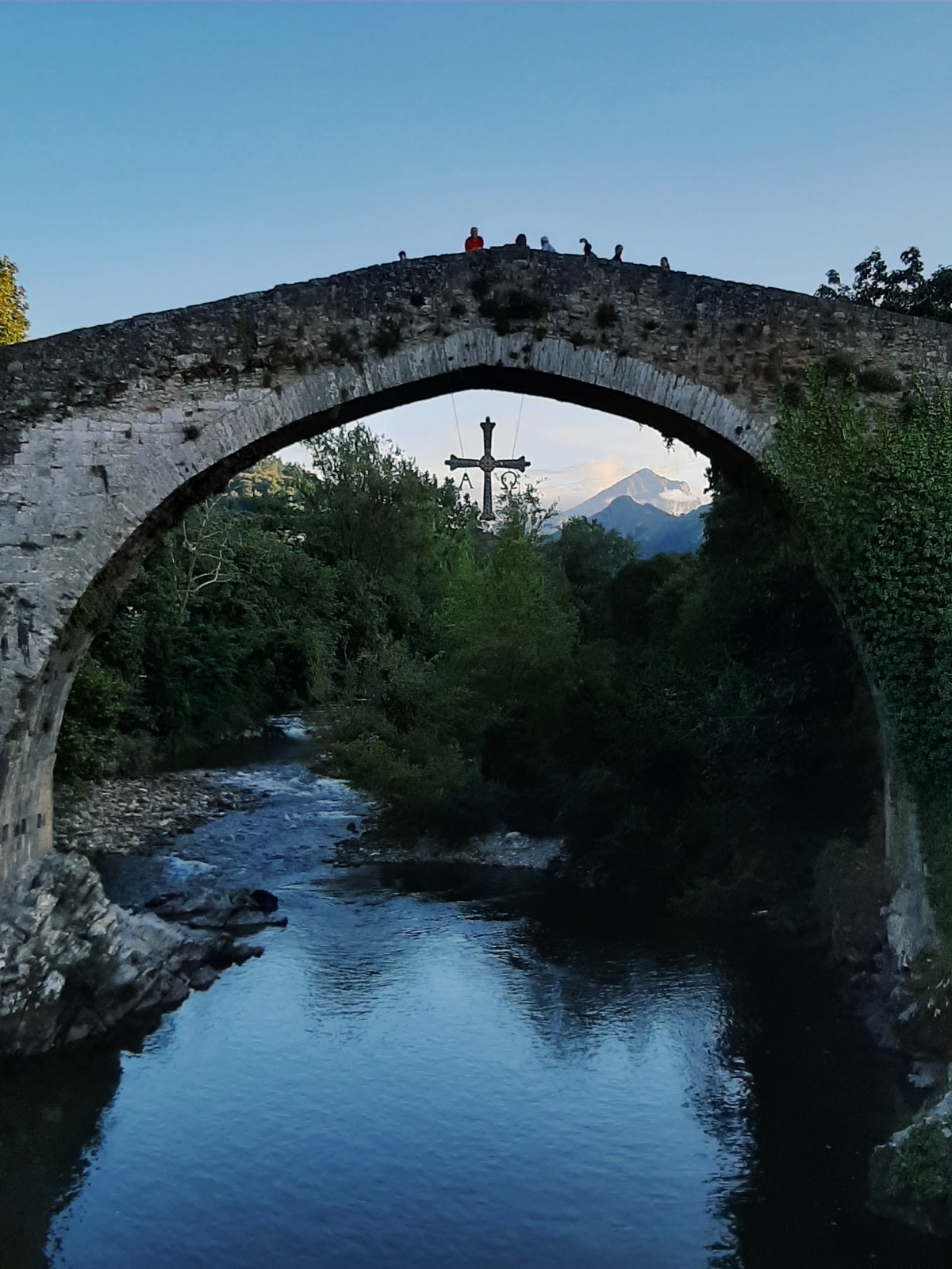 Pont romain à Arriondas, Asturies
