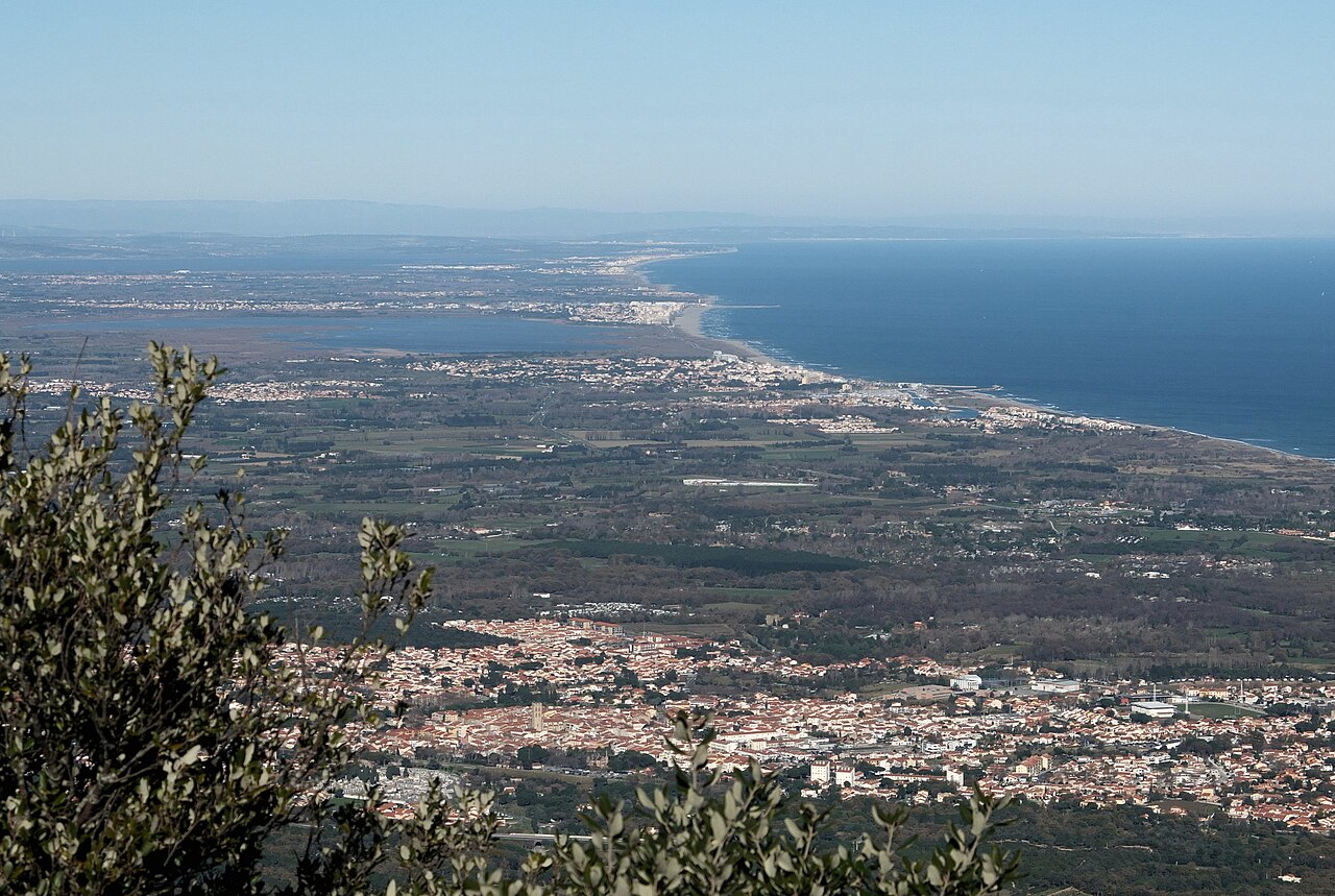 Tour de la Massane - panorama sur Argelès-sur-Mer et la Méditerranée
