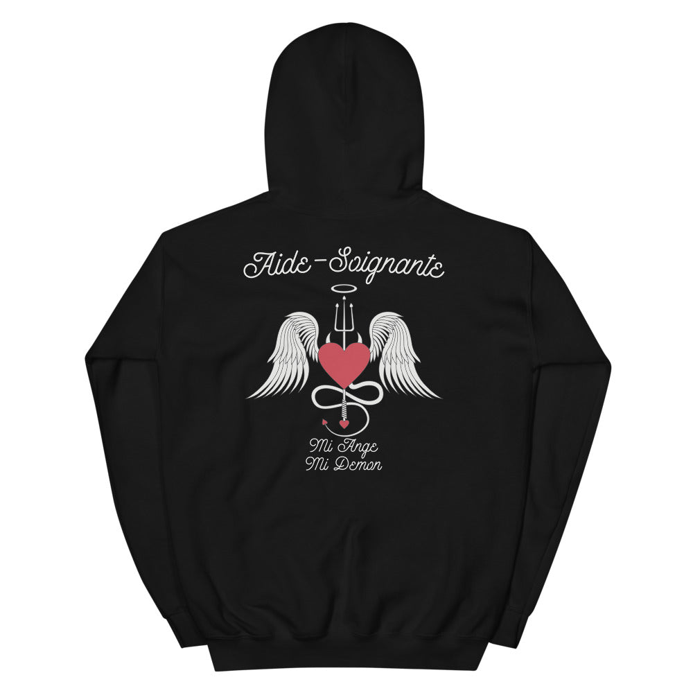 Sweatshirt aide-soignante ange et démon