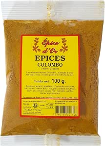 Colombo Épice d'Or 100 g, mélange d'épices antillais