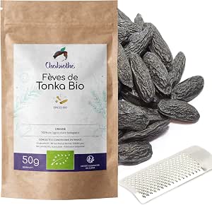 Fèves de tonka bio entières Chabiothé avec râpe