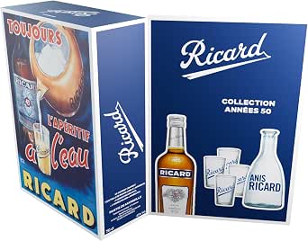 Coffret Ricard Pastis de Marseille Années 50