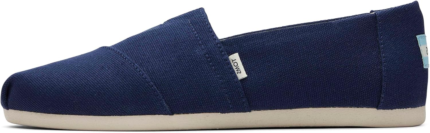 Espadrilles TOMS Alpargata en coton recyclé, mocassin plat femme