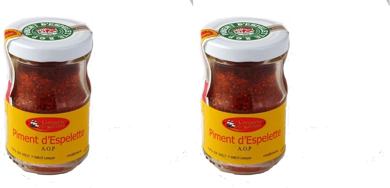 Piment d'Espelette en poudre, petit pot de 50 g