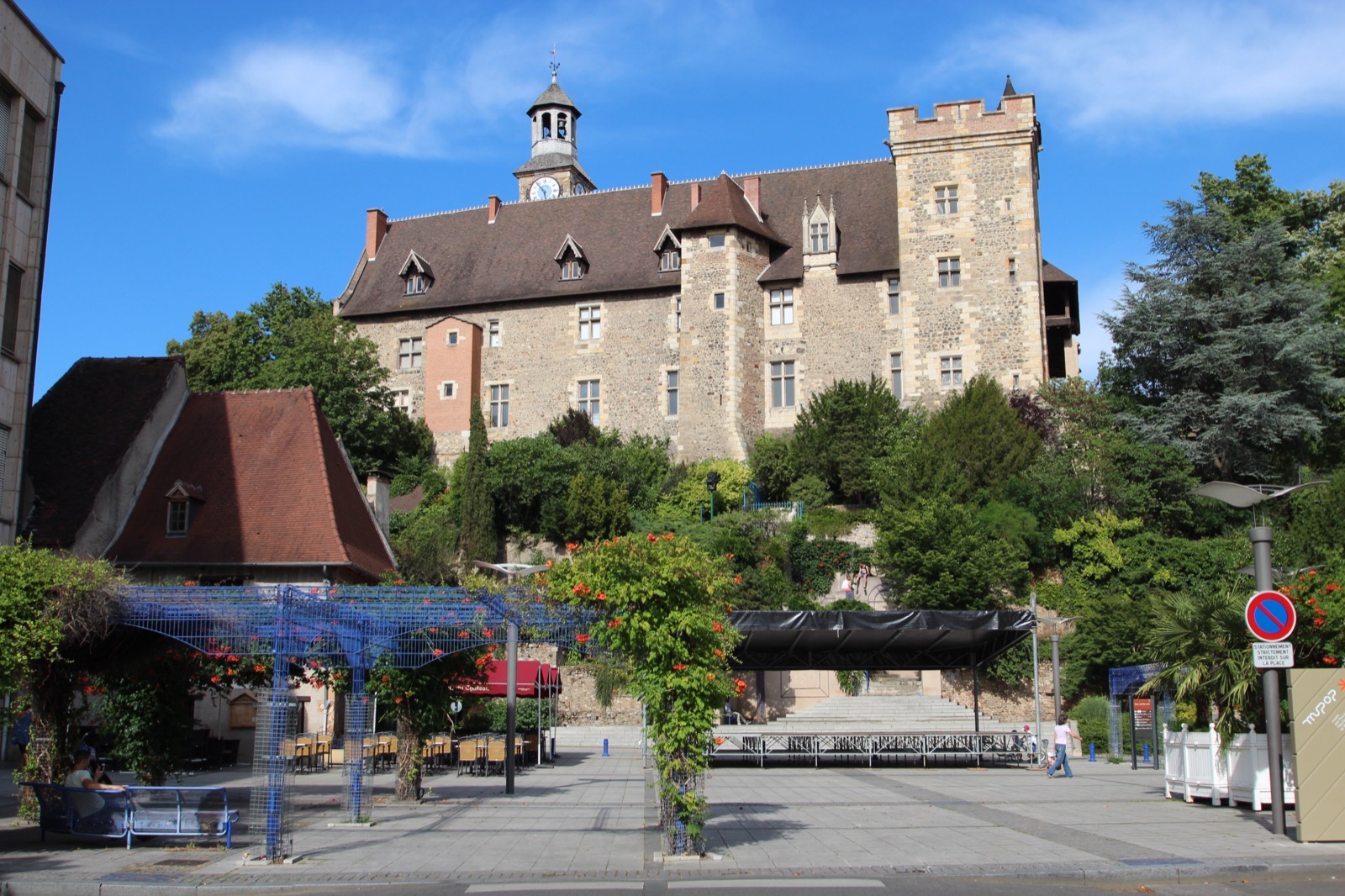 Château des ducs de Bourbon à Montluçon dans l'Allier