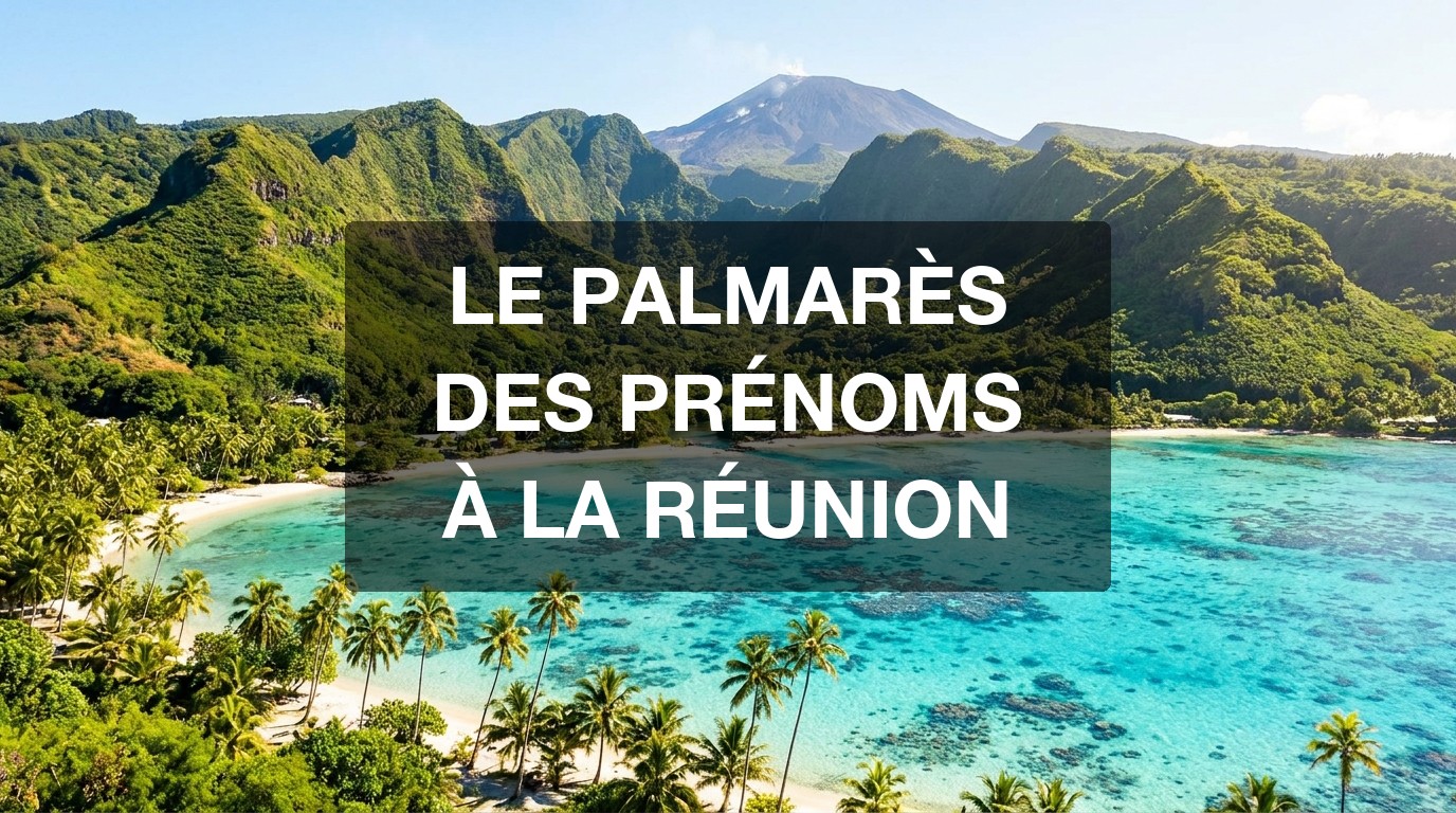 Bannière : le palmarès des prénoms à La Réunion
