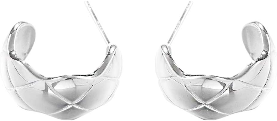 Boucles d'oreilles créoles en argent 925