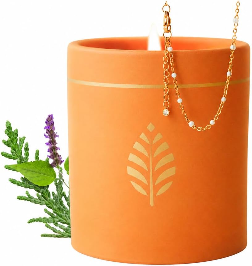 Bougie bijou Balande en Forêt avec bracelet