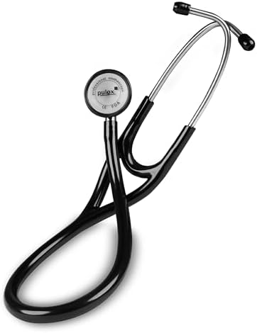 Stéthoscope professionnel à double tête en acier inoxydable