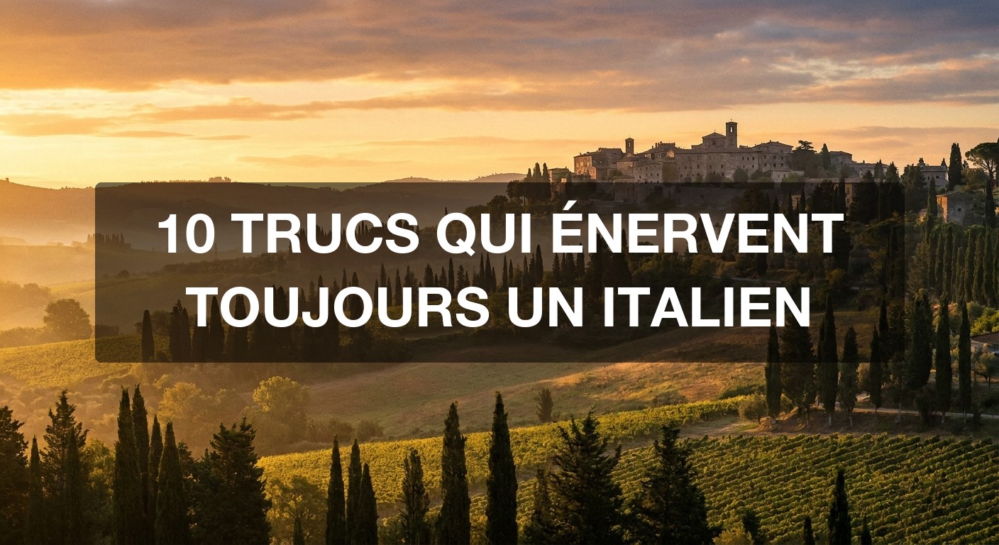 Bannière : dix trucs qui énervent toujours un Italien