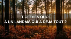 Bannière de l'article 5 idées cadeau à faire à un Landais