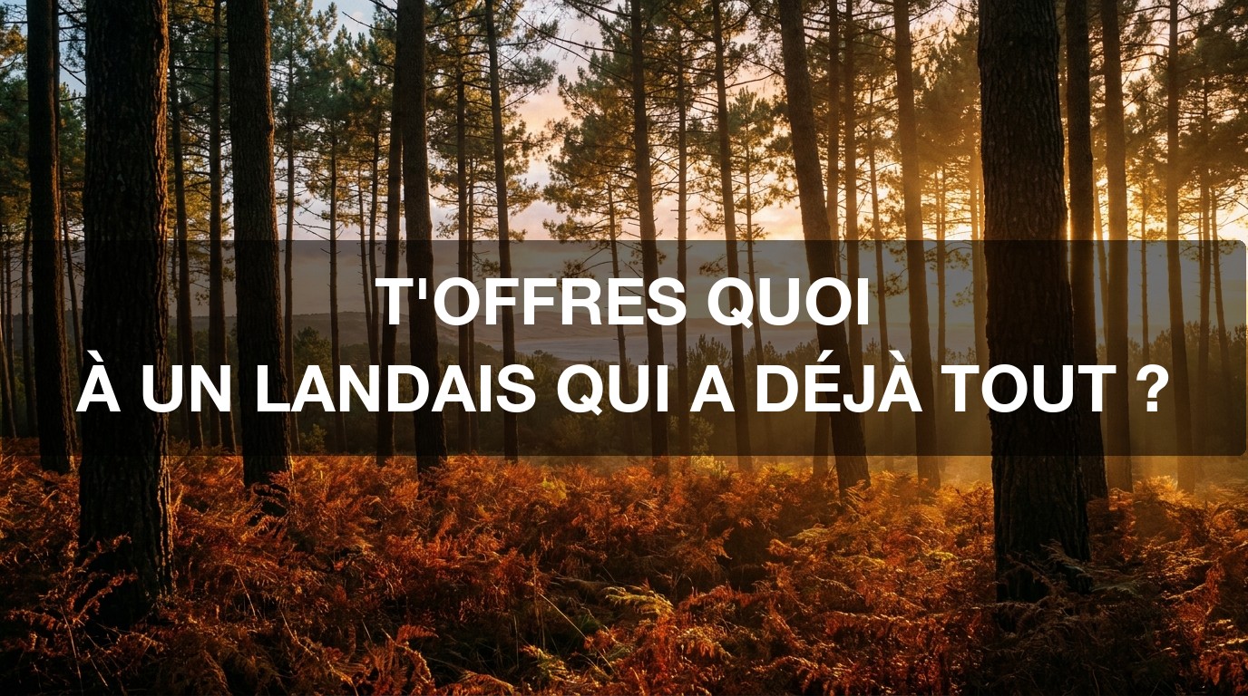 Bannière de l'article 5 idées cadeau à faire à un Landais