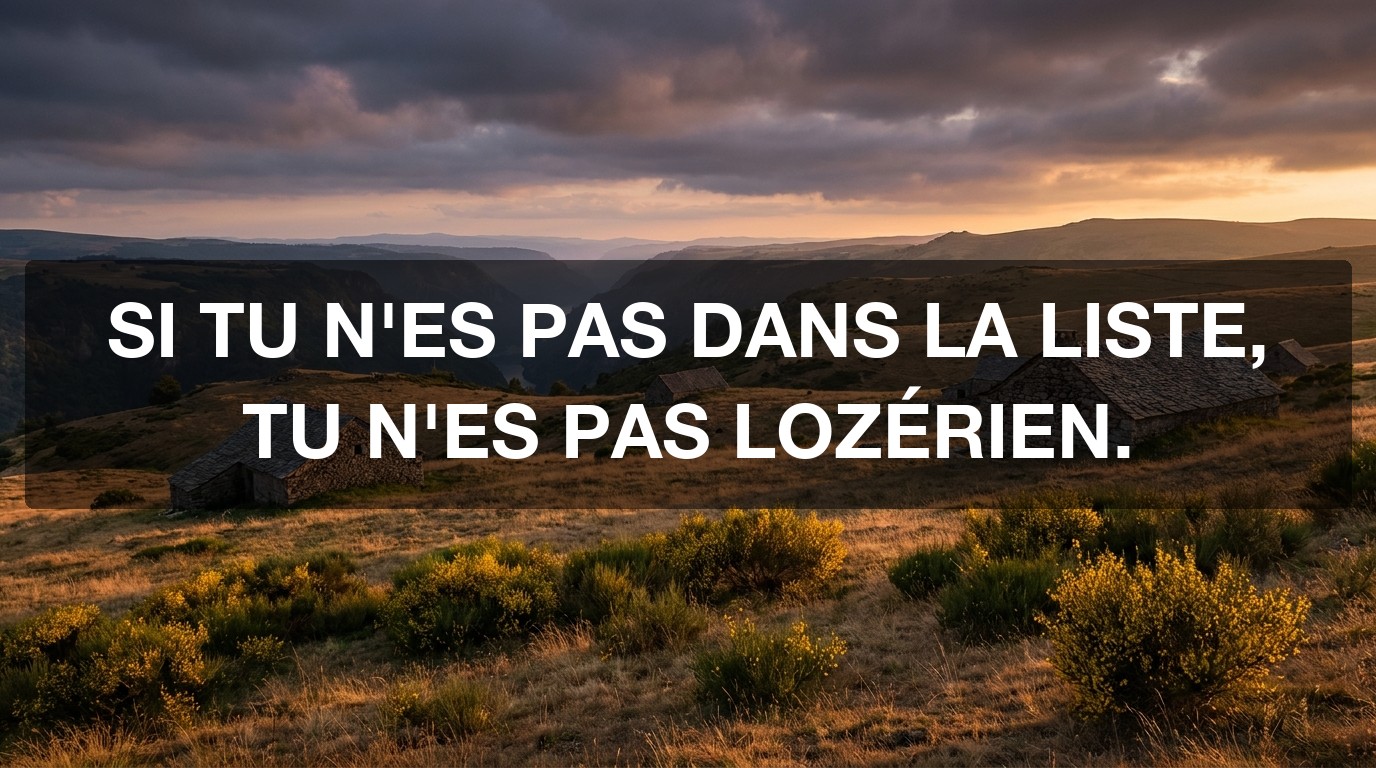 Bannière : les 400 noms de famille les plus portés en Lozère aujourd'hui