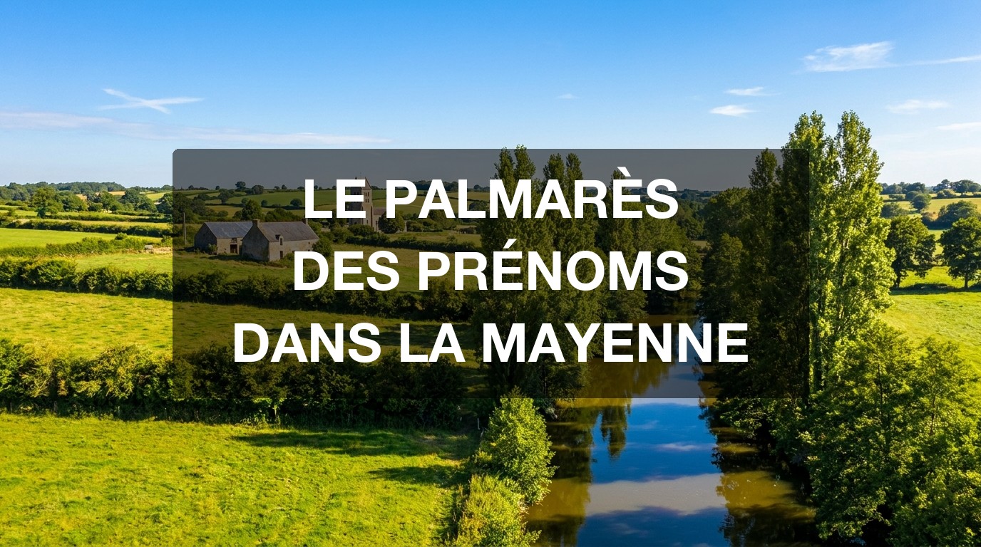 Bannière : le palmarès des prénoms dans la Mayenne