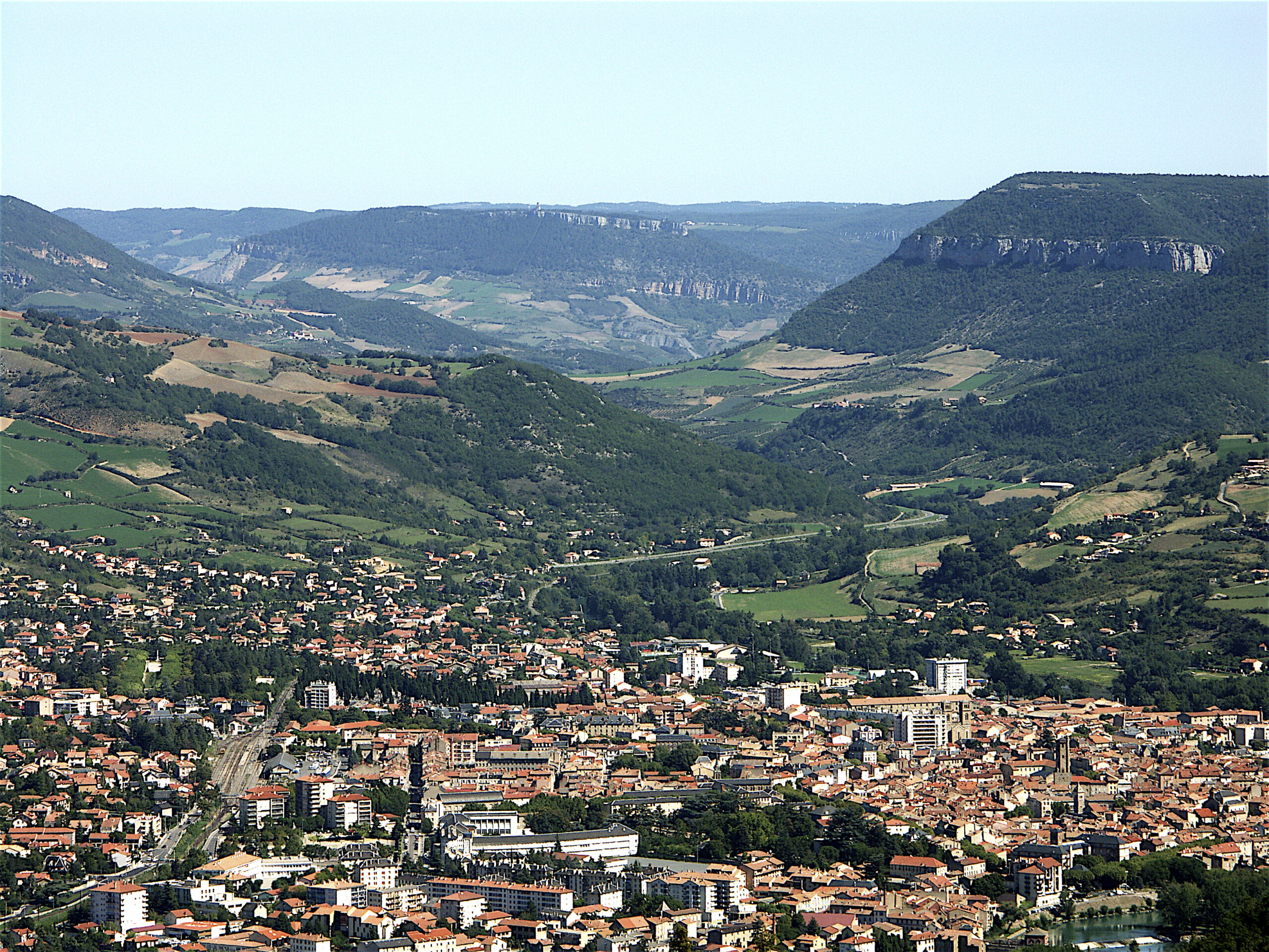 Vue générale de Millau